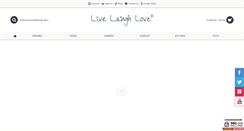 Desktop Screenshot of livelaughlove.com