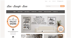 Desktop Screenshot of livelaughlove.co.za